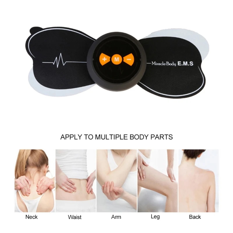 

EMS Intelligent Cervical Massage Fitness Instrument Battery Operated Massager for Neck Shoulder Fitness Muscle Trainer