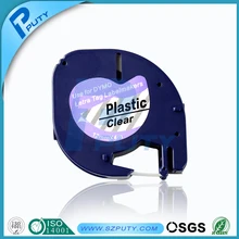 DYMO 12267 LetraTag пластиковая лента черный на Белом этикетки для Dymo этикетки