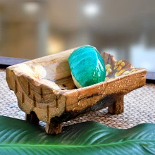 Европейский стиль, держатель для мыла из цельного дерева, винтажная масляная мыльница ручной работы, Деревянный Мыльница, подставка для хранения, JJ156