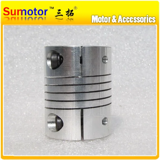 Best OD 25mm L 32mm Clamp Metal Bellow Flexible shaft Coupling, Bore 6*8mm 8*8mm 8*10mm 10*10mm for CNC parts 3D printer encoder