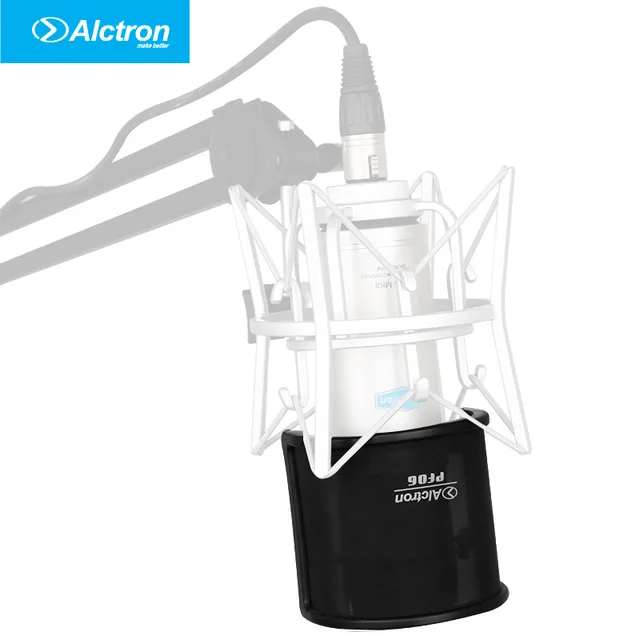 

Alctron PF06 Microphone Pop Filter, Pop Shield, Pop Screen, Mic Screen For Podcast Singing Record Microfone Wind Cover