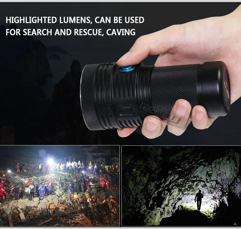Супер яркий фонарик xhp70 фотография видео заполняющий свет фонарик 18650 батарея светодио дный 3 светодиодная вспышка света водостойкий