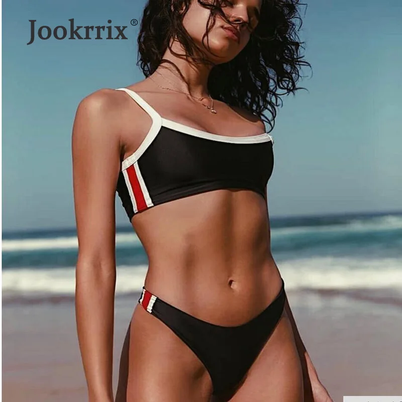 Jookrrix Новый сексуальный Твердые Топ микро бикини стринги Для женщин Купальник