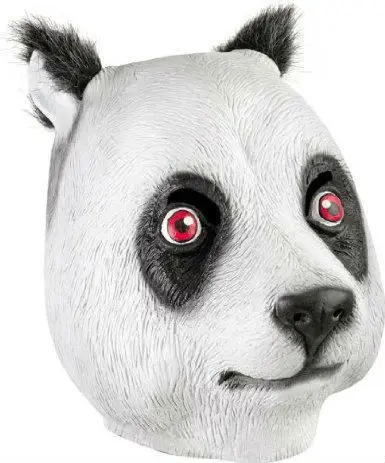 

Realistic Party Fancy Costume Latex Panda Head Mask Adult Dress Up