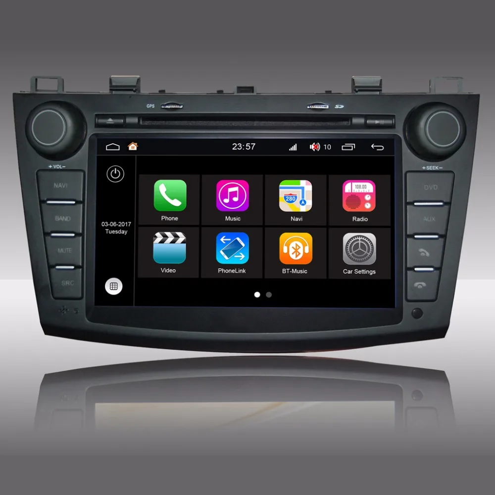 Android радио видео gps автомобиль 7,1 плеер для Mazda 3 DVD gps