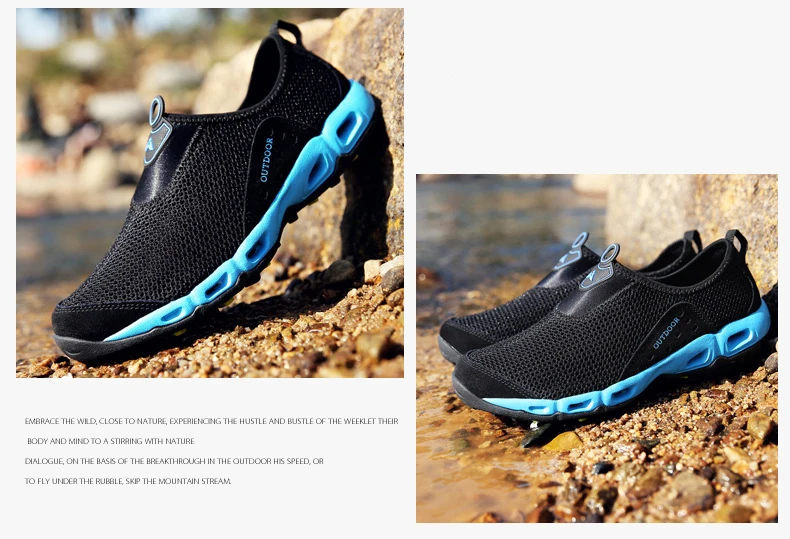 Mortonpart открытый кроссовки Для женщин Для мужчин спортивные Aqua водонепроницаемая обувь дышащая сезон: весна–лето Прохладный Трекинговые