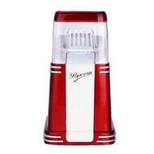 Retro Red Automatic Popcorn machine hot air popcorn maker household popcorn maker 220V/50HZ
