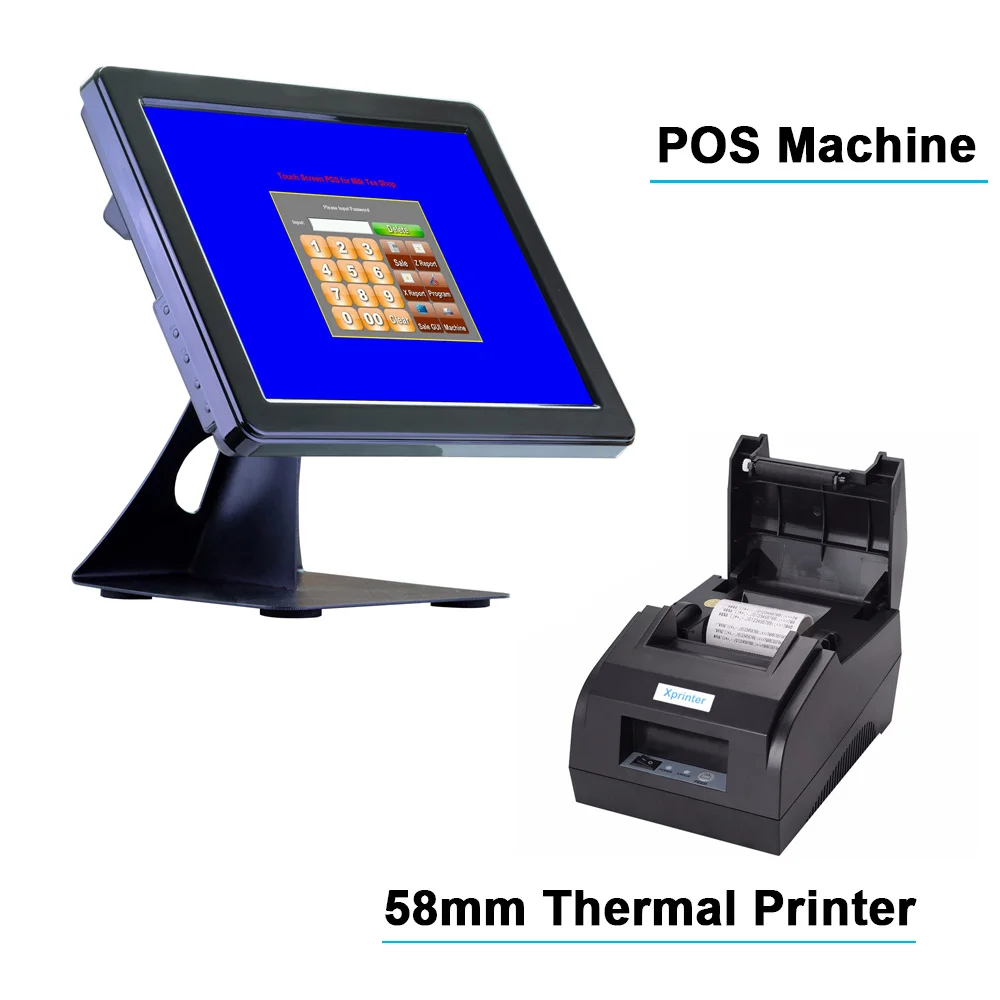 15 inch and 58mm printer