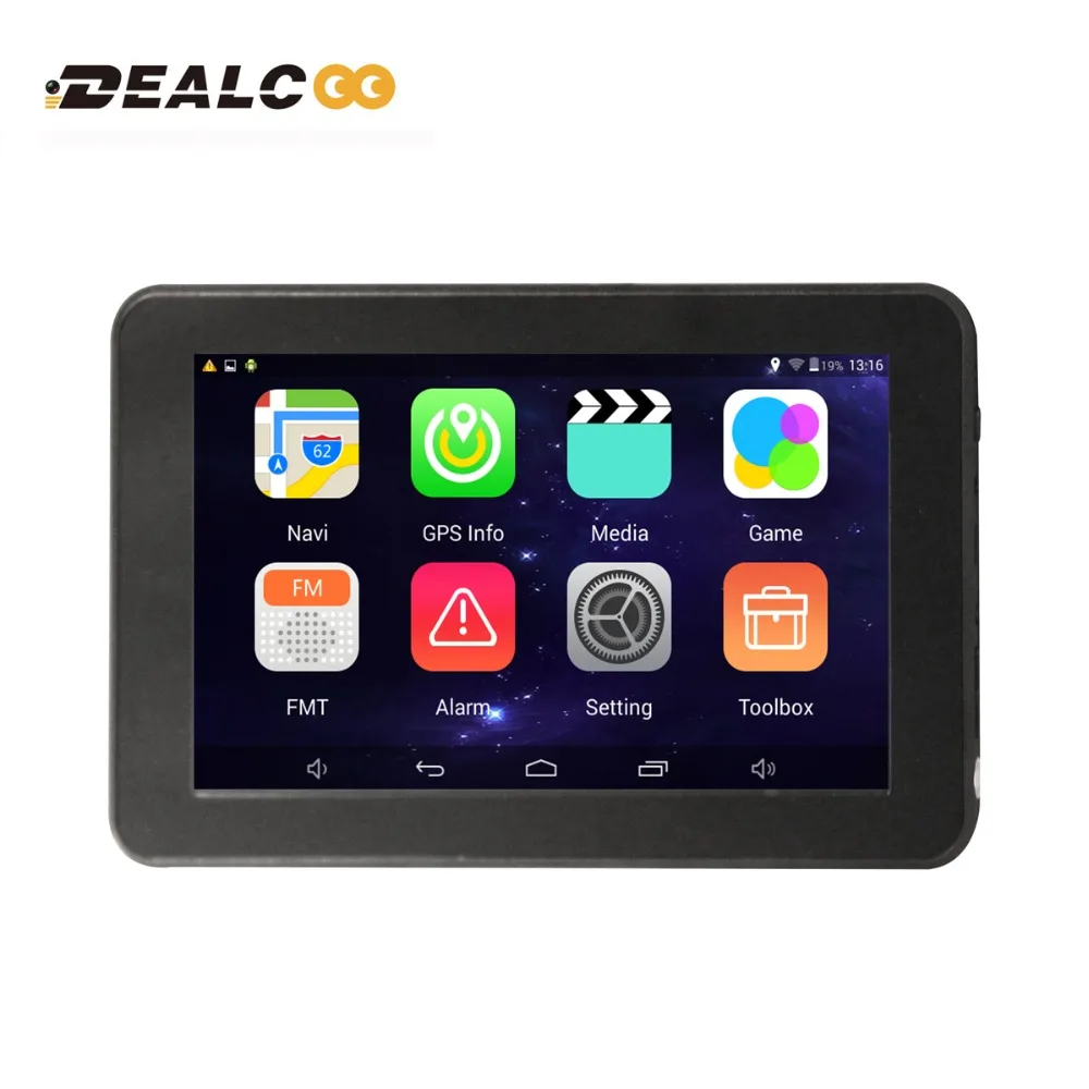 DealCoo 7 "автомобильный GPS навигации Android навигатор камера заднего вида Wi Fi/AVIN