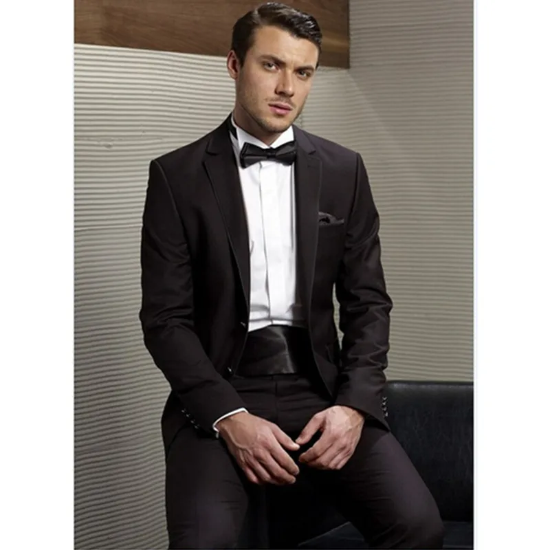 New arrival Custom Made font b Mens b font font b Suit b font Groomsmen Notch