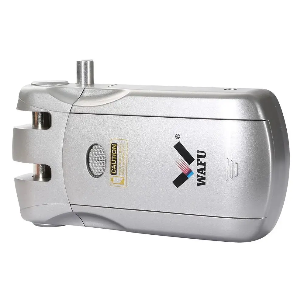 

HF018 New Anti-theft Wifi Remote Control Electronic Lock Invisible Entry Door Lock with Remote Controllers Silver/Gold Option