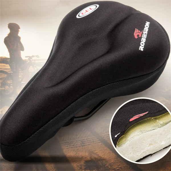 

3D Soft Bike Seat Saddle for A Bicycle Cycling Silicone Seat Mat Cushion Seat Cover Saddle Bicycle Bike Accessories
