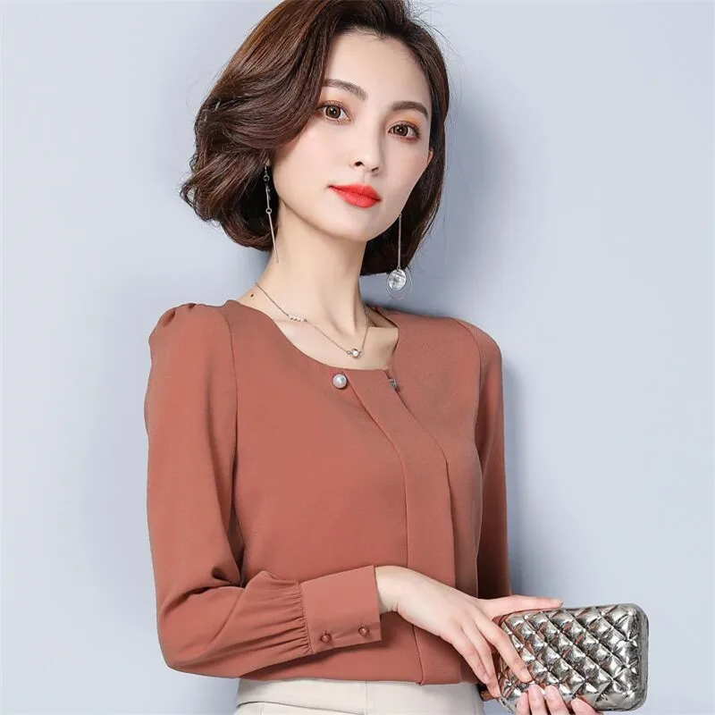 Women Tops Blouses 2019 Spring Summer Chiffon Blouse