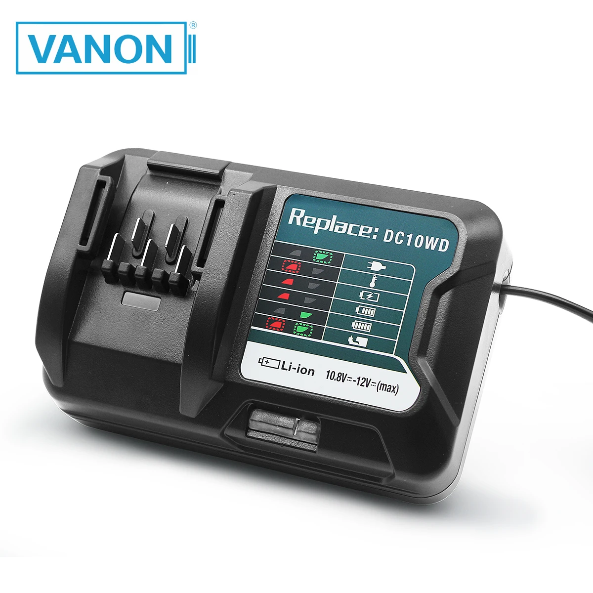 

Fast Lithium Battery Charger for Makita 10.8V 12V DC10WD BL1015 DC10SB DC10WC 100-240V BL1016 BL1021B BL1041B LED Charger