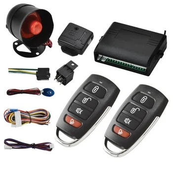 

Universal Car Alarm System 1-Way Vehicle Protection Security Keyless Entry System 2 Remote Control Burglar Central Lock