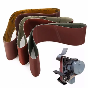 

3pcs Abrasive Sanding Belts 240/320/400 Grit 100x915mm Mayitr For Grinding Polishing Tools