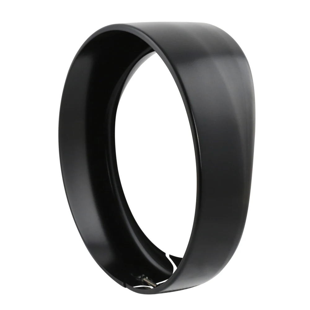 FADUIES 1Pcs 7inch blackChrome LED Headlight Trim Ring For Harley Touring Road King Electra Glide (11)