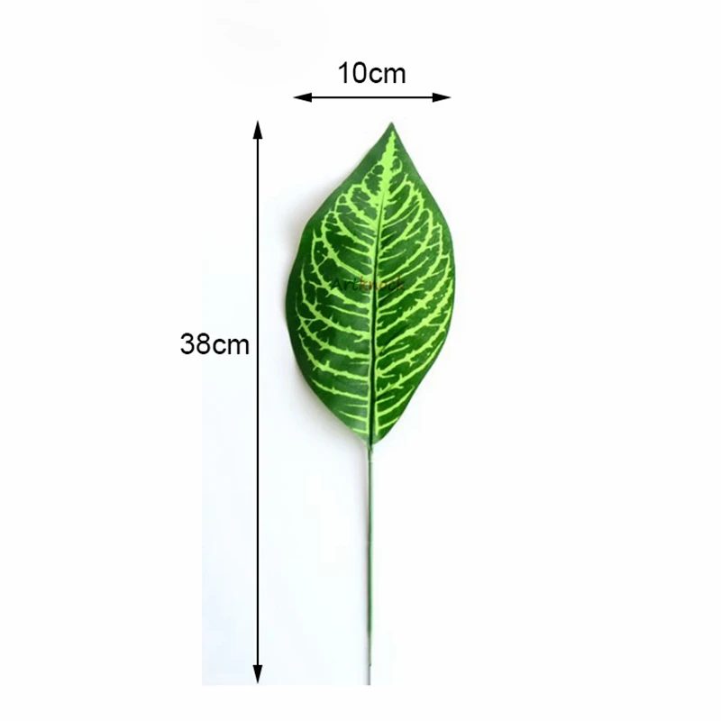 1 шт. искусственные пальмовые листья монстеры в форме листьев зеленые растения Свадебные украшения DIY дешевые цветы композиция растительный лист