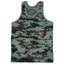 Мужские армейские жилет для бега Камуфляжный топ на бретелях эластичный дикий плотный спортивный Спортивный Бодибилдинг горячая распродажа