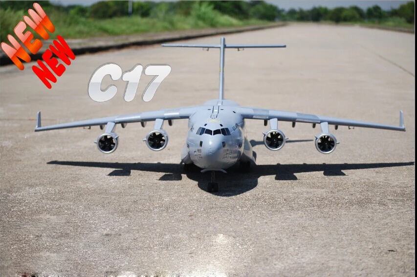 Радиоуправляемый самолет C17 AirBUS военный Aieliner 2 4G 7 канальный пульт дистанционного