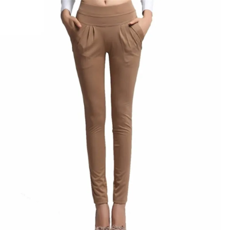 

Casual Pencil Pant Women Spring Autumn Nine Pants Trousers Office Laides Pant Slim Women's Pant With Pocket Ankle Length