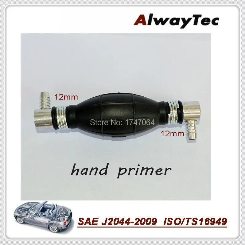 Cars Truck Marine Boat Fuel Bulb Hand Primer Pump Both size elbow ID12
