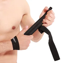 2 шт./компл. Вес типа наручный ремень Поддержка подъема повязки ремень скобка браслет Gym ремни Вес здания тела сцепление перчатки