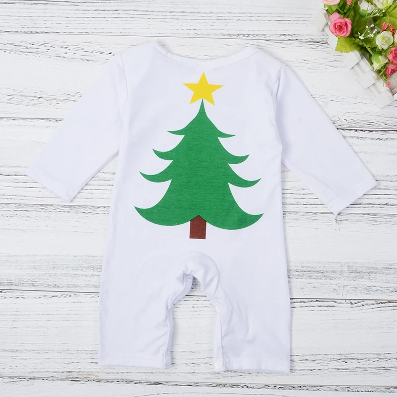 Baby Clothing 2018 Baby Girl Rompers Newborn Kids Tree Print Long Sleeve  Romper Baby Boys Jumpsuit Rompers