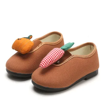 

Fashion Kids Girls Shoes Cute Canvas Baby Girls Shoes Slip-on Soft Infant Toddler Children Sneakers For Girls Size 21-30
