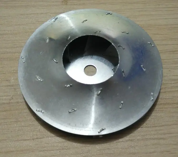 Alumínio Impulsor Fan Blade Aspirador Motor Furo Central 87 mm mm