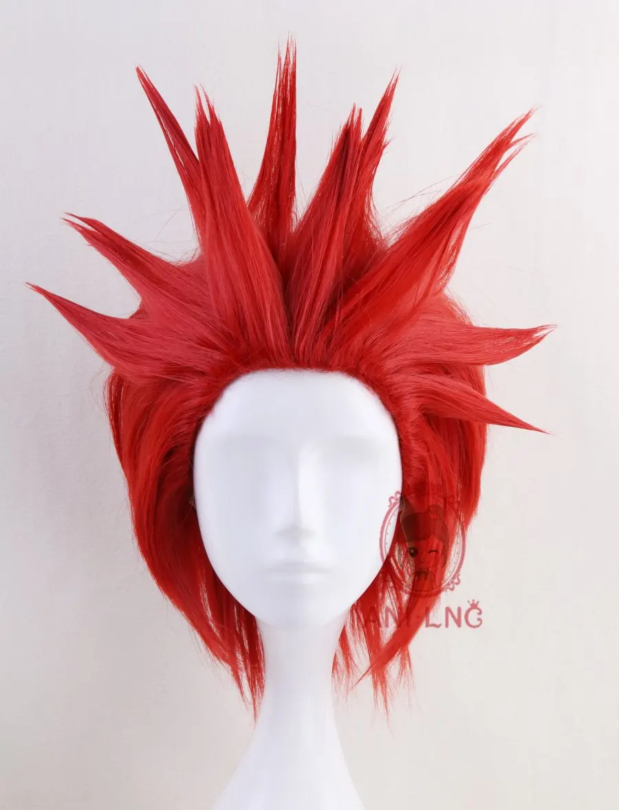 Shumeier короткие красные вьющиеся мой герой академический Kirishima Eijirou синтетические