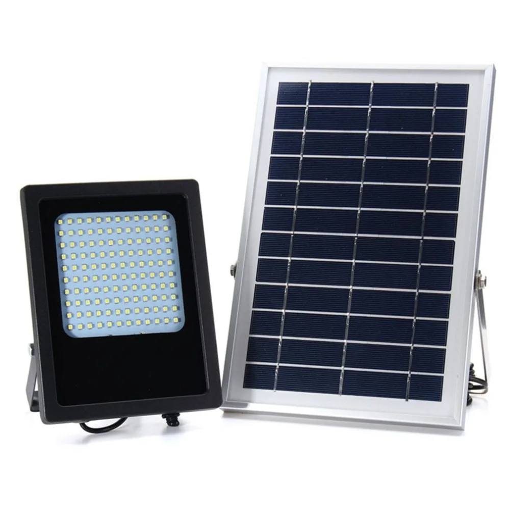

120 LED Solar Powered Garden Light Remote Control Courtyard Lamp Street Landscape Flood Light for Outdoor