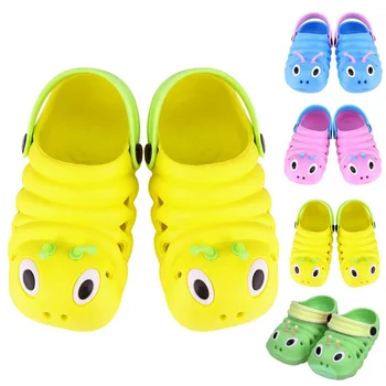 

Summer Shoes Caterpillar Anmial Cartoon Style Children Baby Shoes Child Slipper Breathable Kids Boys Girls Sandals Shoes