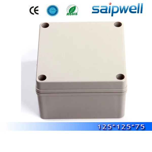 2015 Saipwell hot sale IP66 waterproof electrical plastic outlet switch box 125 125 75mm High quality