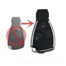 3 кнопки модифицированный смарт-пульт дистанционного ключа оболочки чехол для Benz W220 ML350 S320 S350 S600 E240 E260 E280 CLK CLS C E брелок крышка