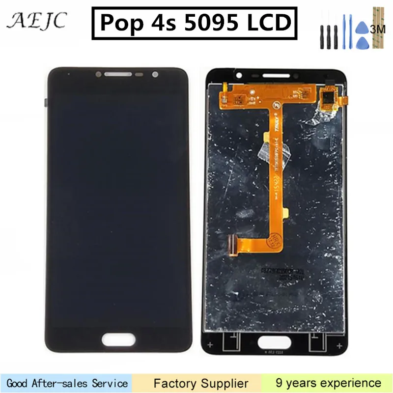 

5.5" For Alcatel One Touch Pop 4S 5095 OT5095 5095B 5095I 5095K LCD Display Touch Screen Digitizer Assembly For Alcatel 5095 LCD