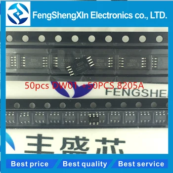 

100pcs/lot New ( 50pcs DW01+50pcs FS8205A) DW01+ 8205A Lithium battery protection chip DW01A DW01B 8205