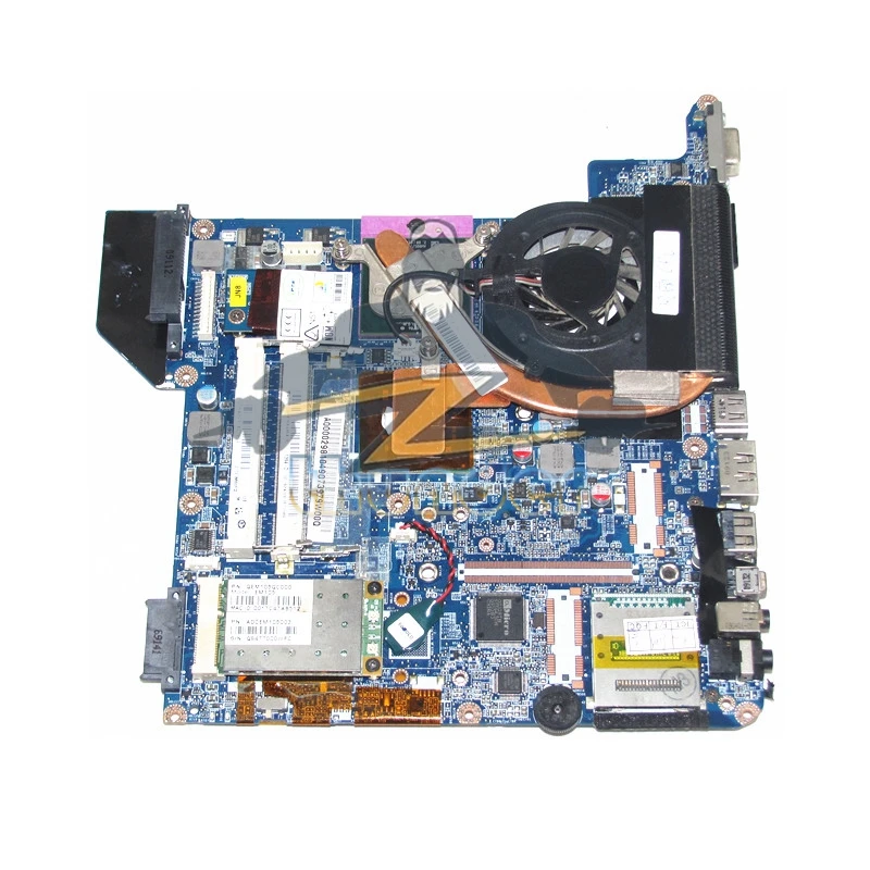 Материнская плата A000029810 для ноутбука toshiba satellite U400 GM45 DDR2 с радиатором ЦП|cpu for