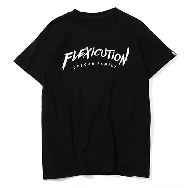 2019 Мужская футболка хип хоп Flexicution Logic Rapper футболки вышитая Футболка хлопковые
