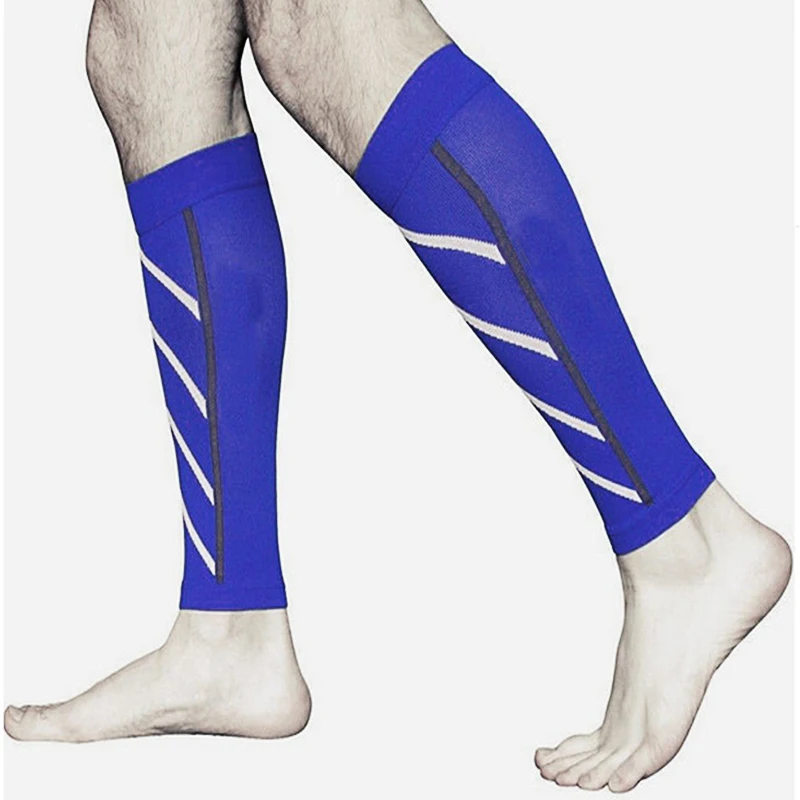

1Pcs Compression Thin Sports Socks Running Cycling Nylon Fuorescent Leggings Basketball Calf Sleeve Support Shin Guard Sock