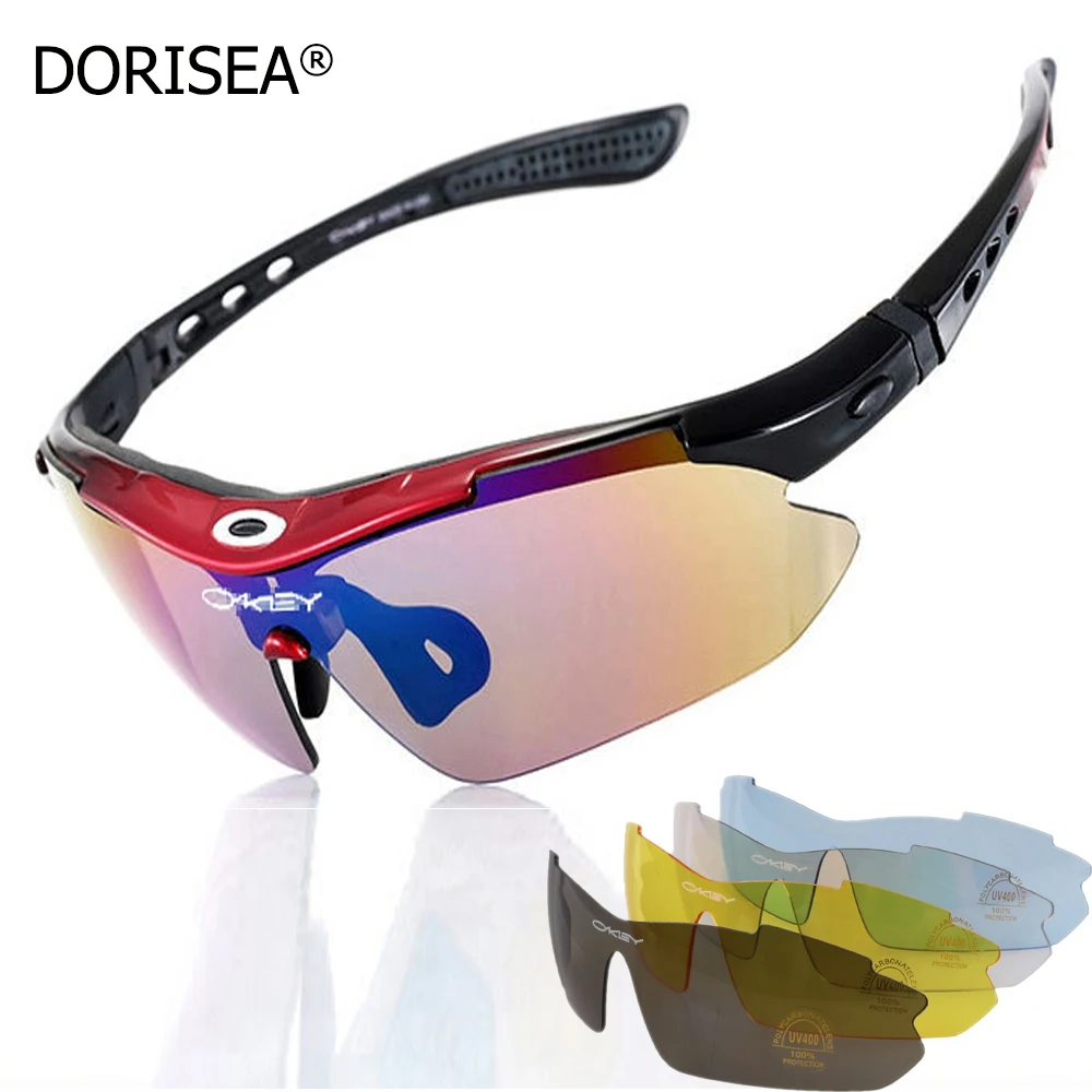 

Professional HD Watching Fishing Glasses Polarizer UV400 Outdoor Sunglasses Eyewear Windproof With Mypia Frame 5 lens