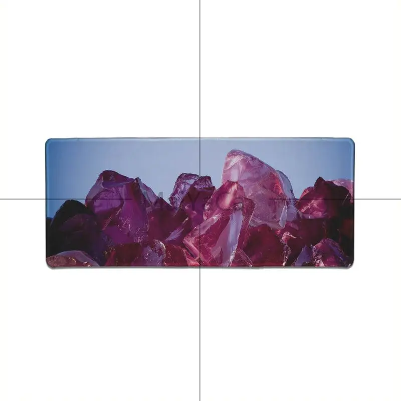 MaiYaCa Высокое качество Блестящий Кристалл Розовый кристалл Противоскользящий прочный резиновый компьютерный коврик с замком для мыши геймерский коврик Настольный коврик