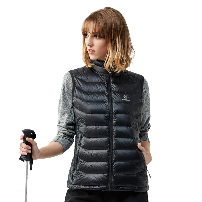 Tectop Outdoor New Autumn Winter Women Thermal Down Vests Female