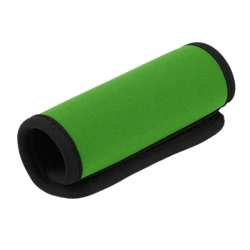 Удобный светильник с неопреновой ручкой/ручка/идентификатор для дорожная сумка чемодан подходит для любой багажной ручки клейкий кран - Цвет: light green