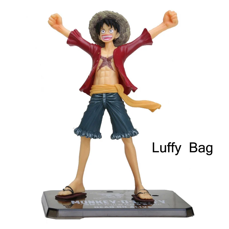 Аниме one piece Figure 2 года спустя Луффи нами ророноа Зоро Санджи Чоппер Хэнкок Битва вер. Фигурка коллекционная игрушка - Цвет: Luffy Bag