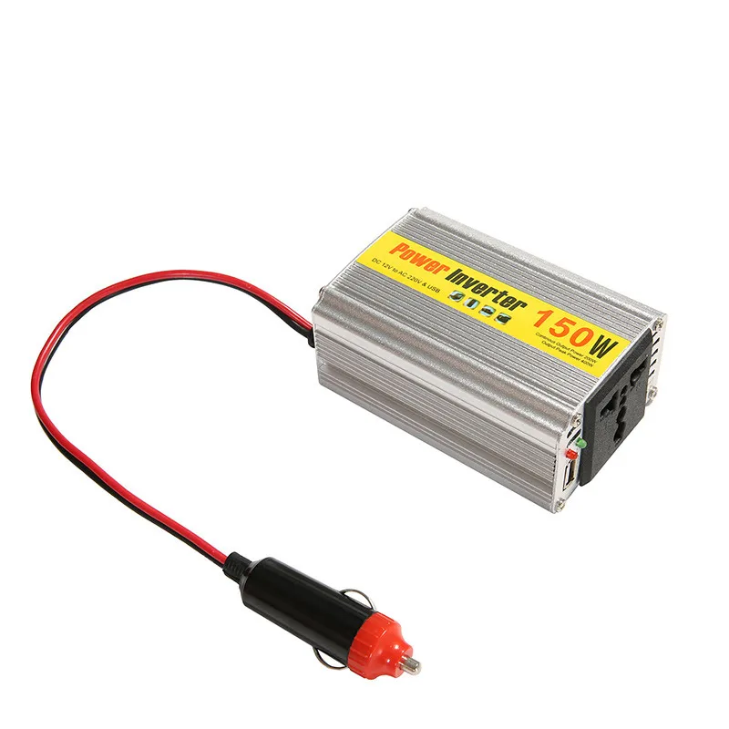 

DC 12V to AC 110V 150W Inverter USB 2.1A Home Small Inverter Converter for Mobile Phone Digital Camera TV