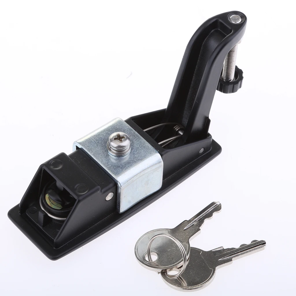 

Flush Lever Door Latch Compression Lock Adjustable for Marine, Boat, RV, Trailer, Camper, Motor Home, Cargo Trailer