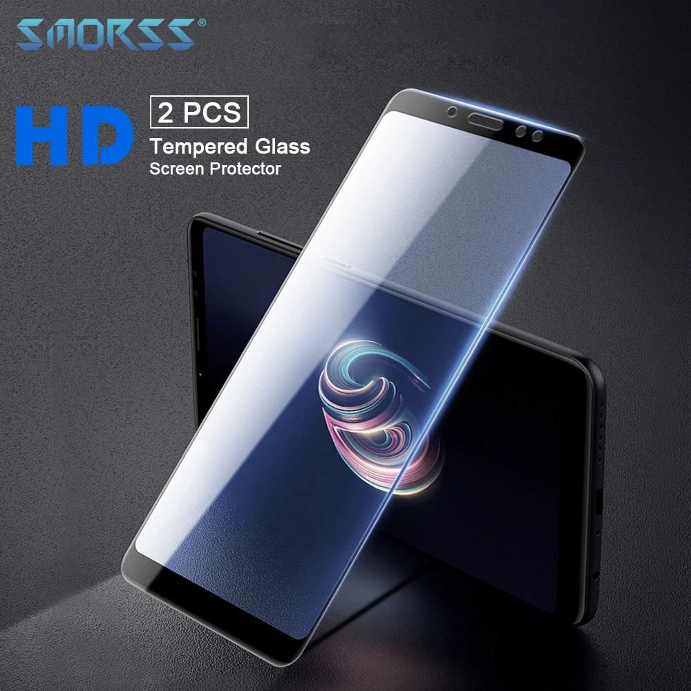 SMORSS 2 PCS Phone Protection Film for XiaoMi RedMi Phones HD Tempered