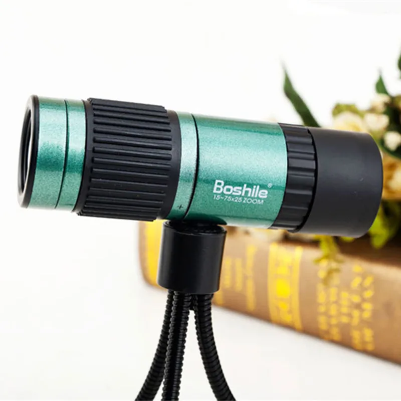 15-75x25 HD مرنة التركيز عالية الطاقة البسيطة أحادي التكبير تلسكوب ل جيب السفر الصيد عالية الجودة قوية مناظير