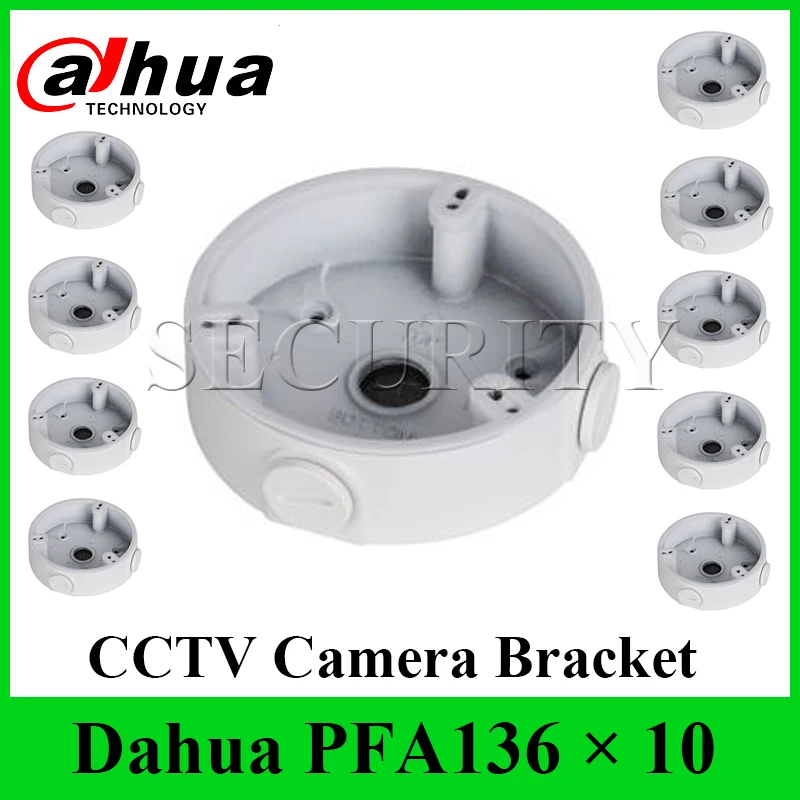 

10 Pieces/Lot Dahua PFA136 Waterproof Junction Box for Dahua IP Camera IPC-HDW4431C-A CCTV Mini Dome Camera